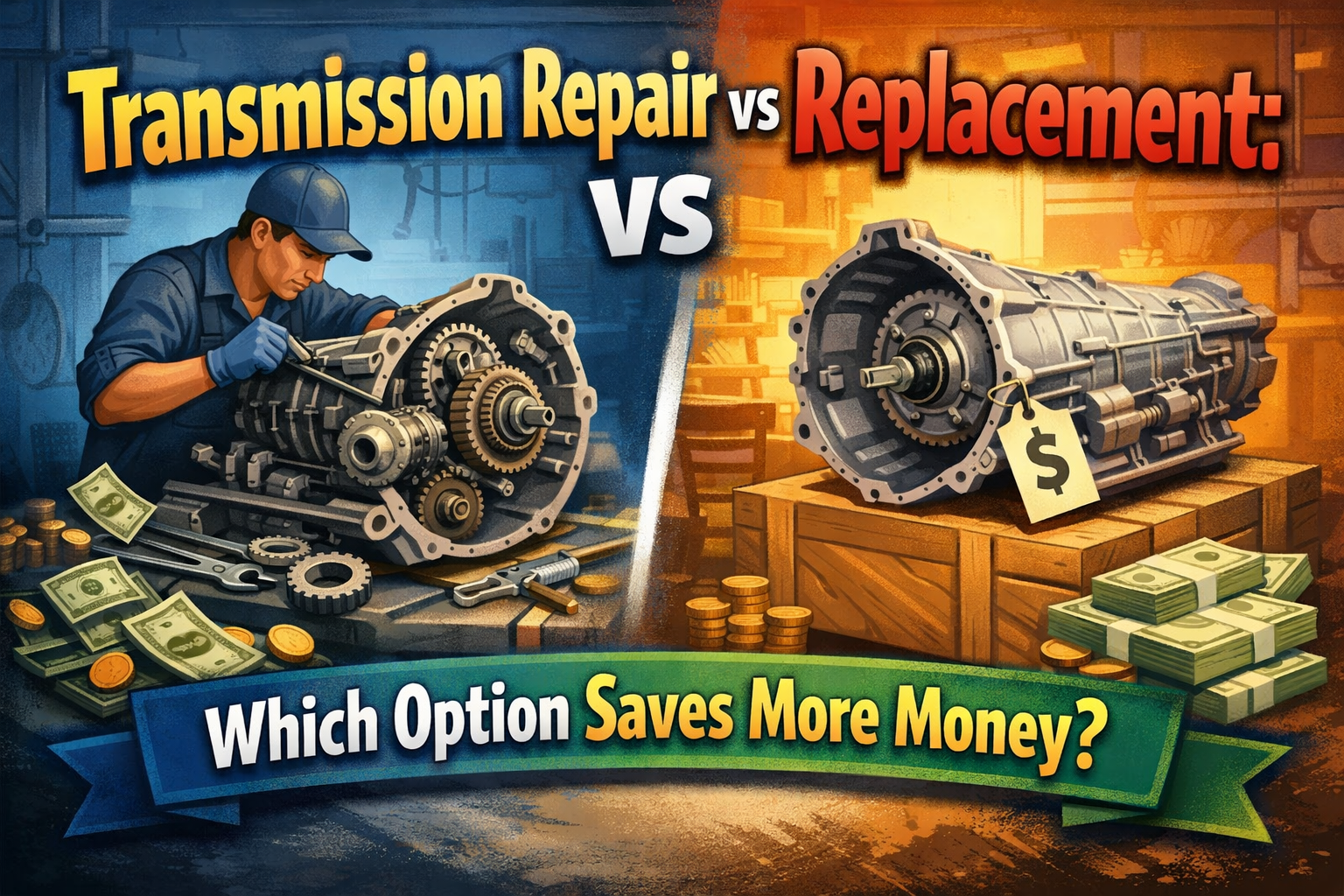Transmission Repair vs Replacement: Which Option Saves More Money?