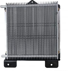 transmission cooler plate and fin